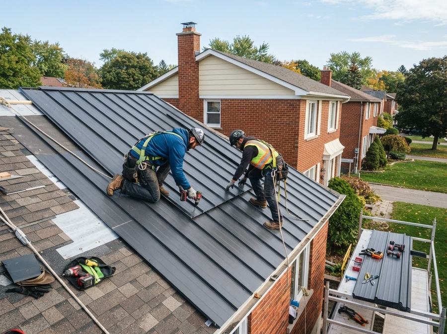 Metal Roof Installation in Ontario