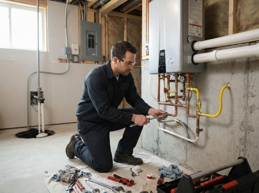 On-Demand Water Heater Installation in Ontario