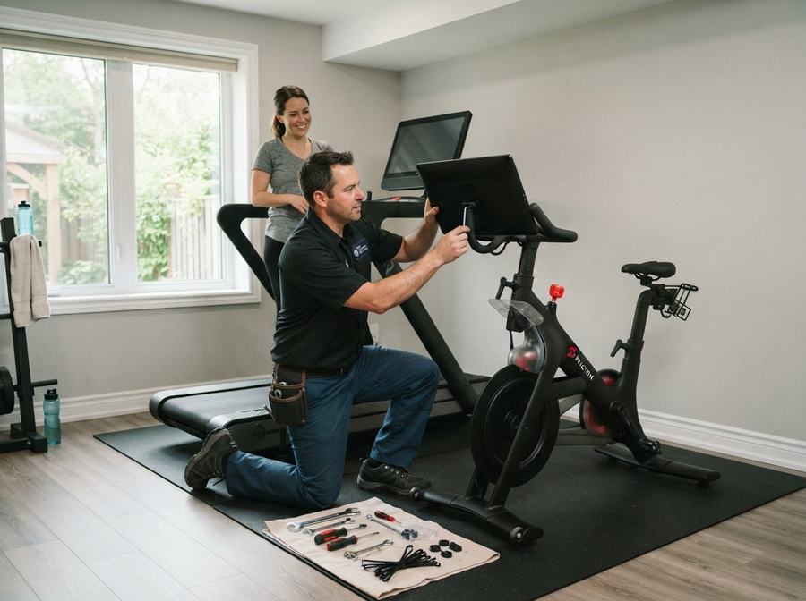 Peloton Bike & Tread Setup in Ontario