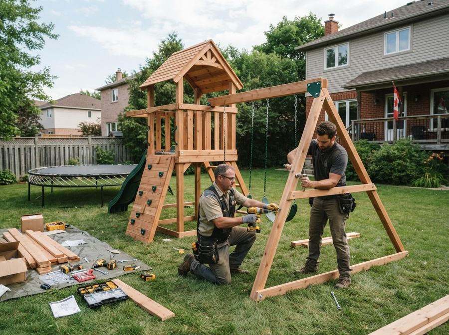 Playset, Trampoline & Swing Set Assembly in Ontario