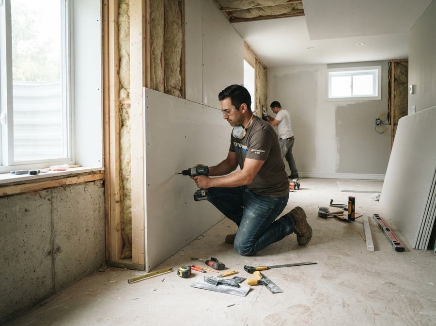 Post-Loss Basement Rebuild in Ontario