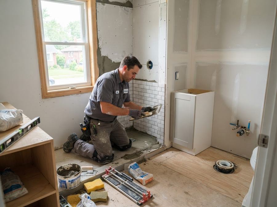 Post-Loss Bathroom Rebuild in Ontario