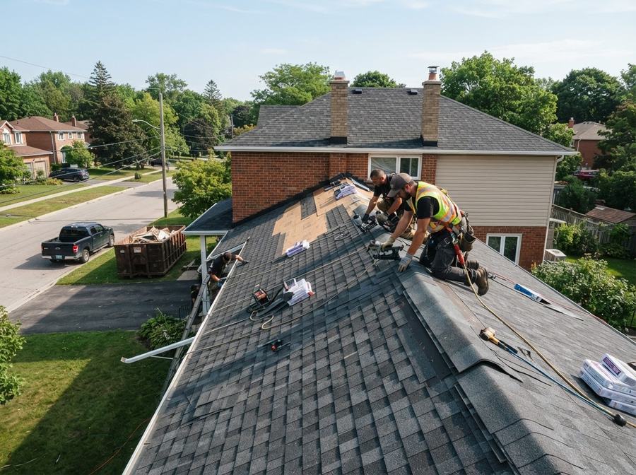 Roof Replacement in Markham, Ontario