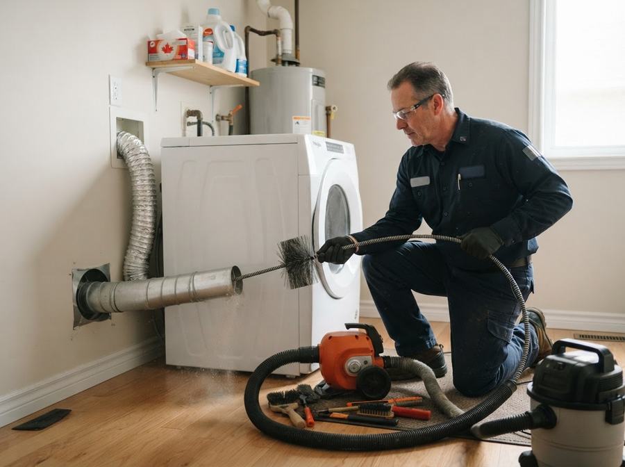 Same-Day Dryer Vent Cleaning in Ontario