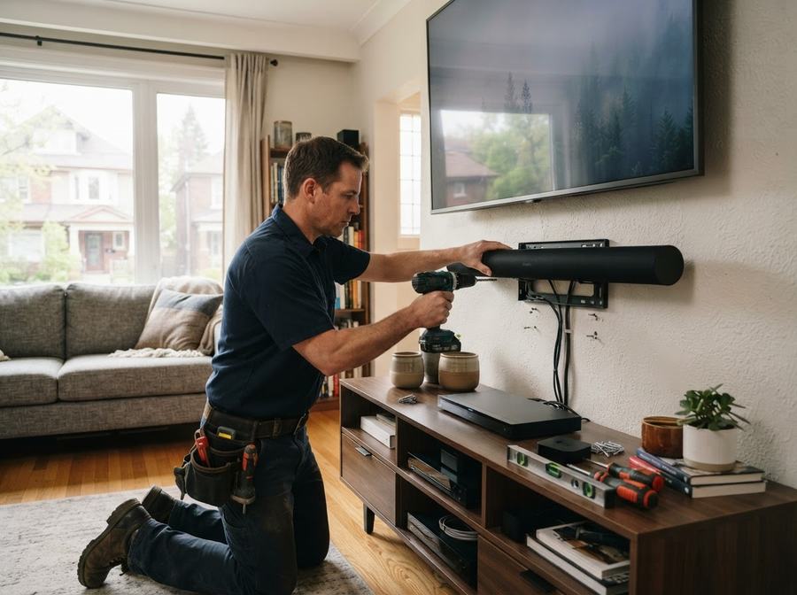 Soundbar & Home Theatre Mounting in Ontario