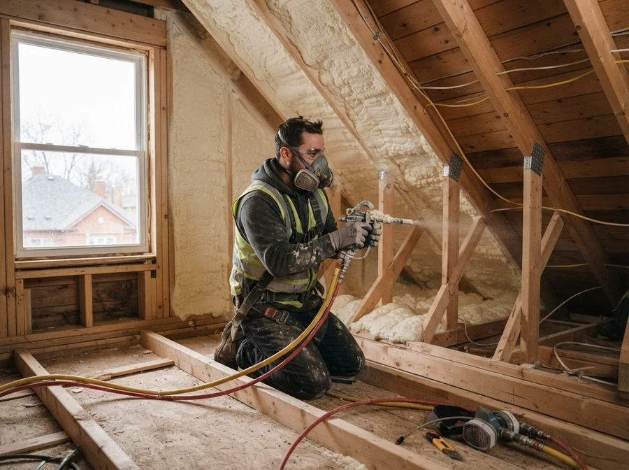 Spray Foam Insulation in Ontario