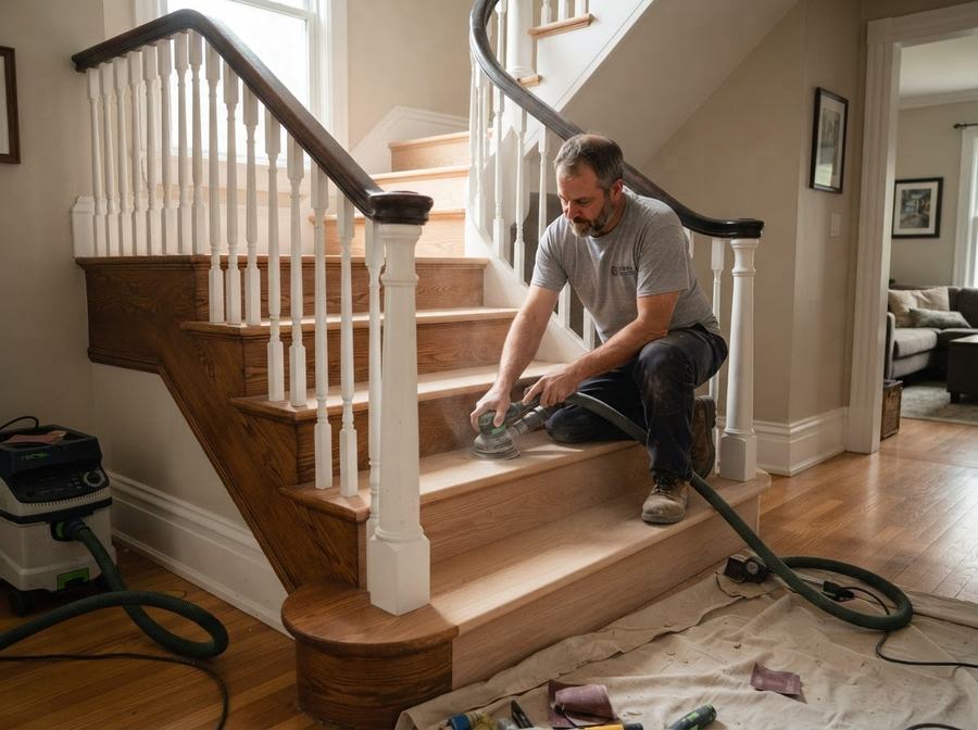 Stair Refinishing in Ontario