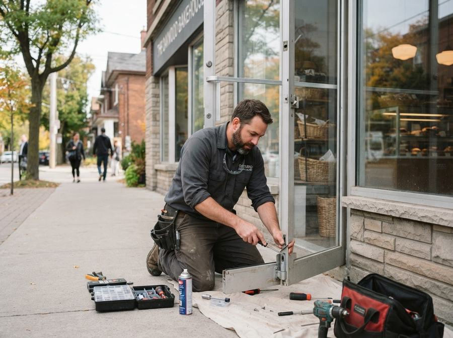 Storefront Door Repair in Ontario