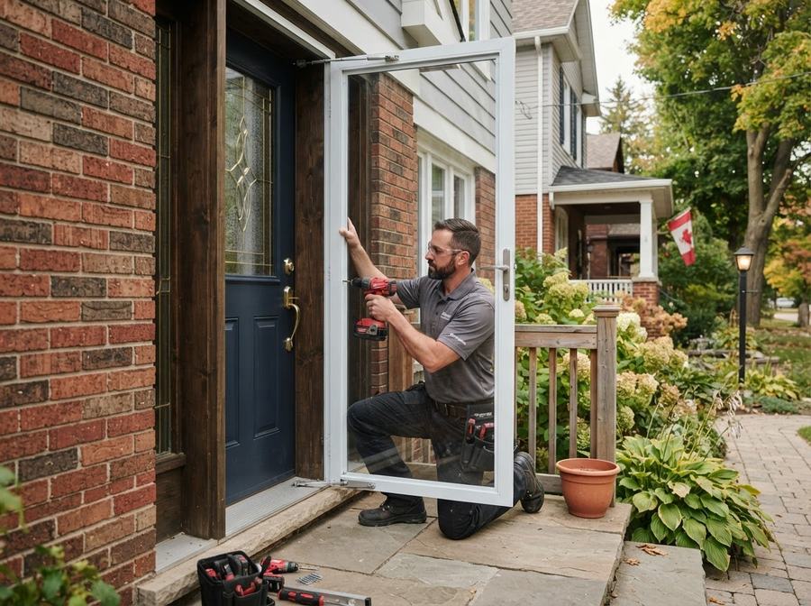 Storm Door Installation in Markham, Ontario