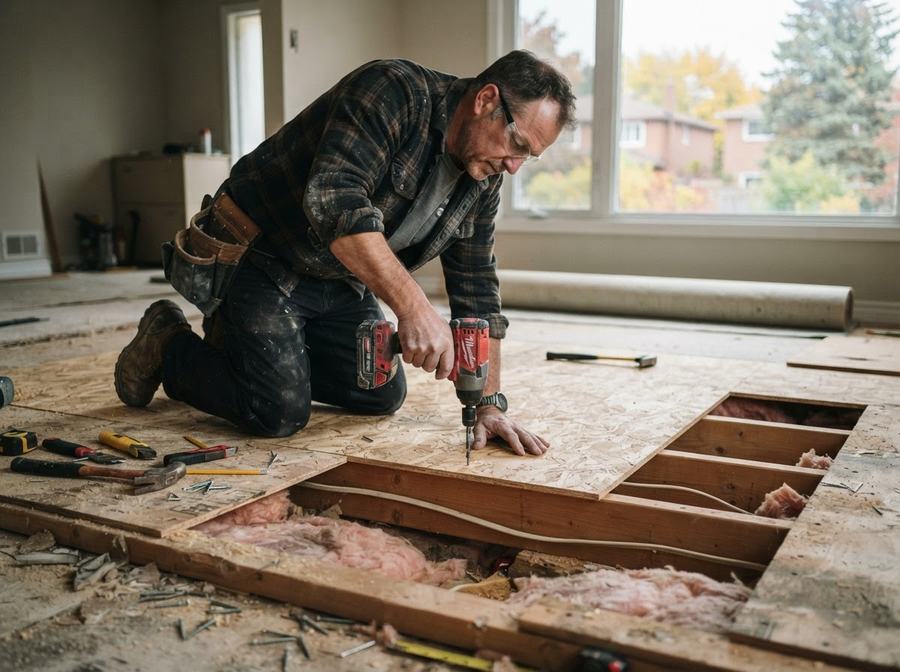 Subfloor Repair in Ontario
