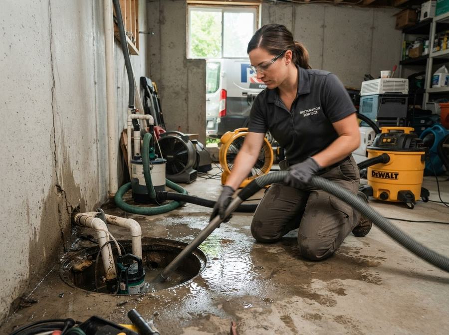 Sump Pump Failure Cleanup in Ontario