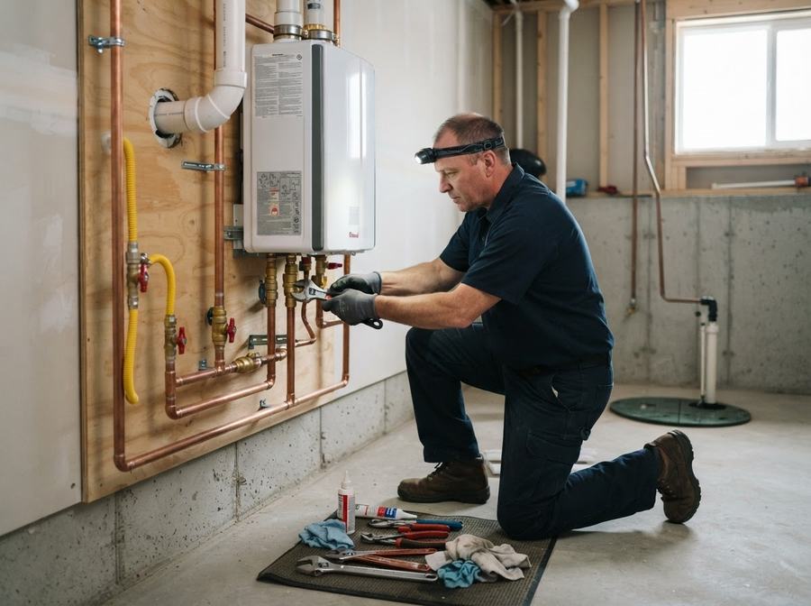 Tankless Water Heater Installation in Ontario