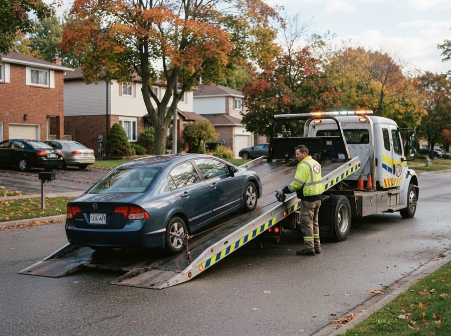 Towing Service in Markham, Ontario