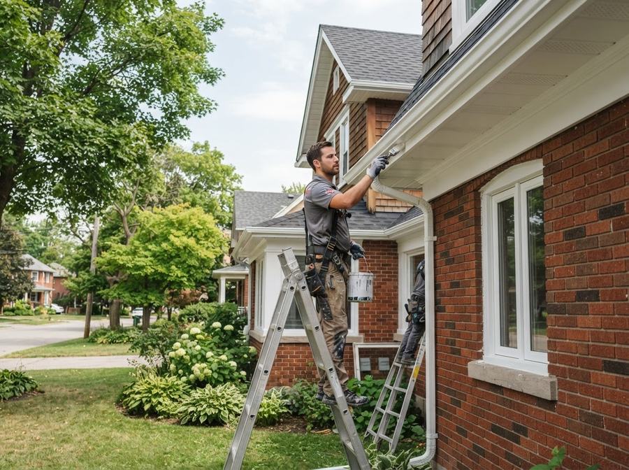 Trim, Fascia & Soffit Painting in Ontario