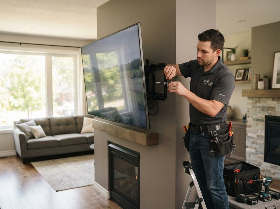 75" & 85" TV Wall Mounting in Ontario