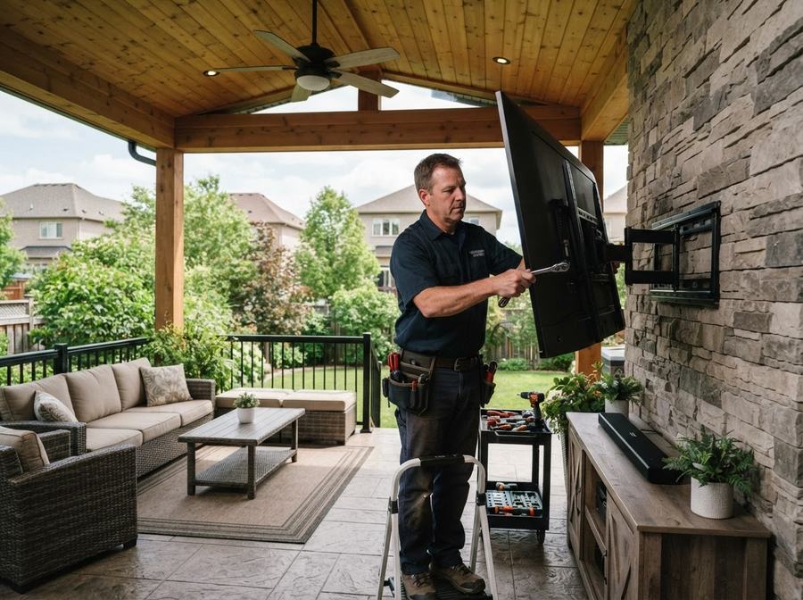 Outdoor & Patio TV Mounting in Ontario