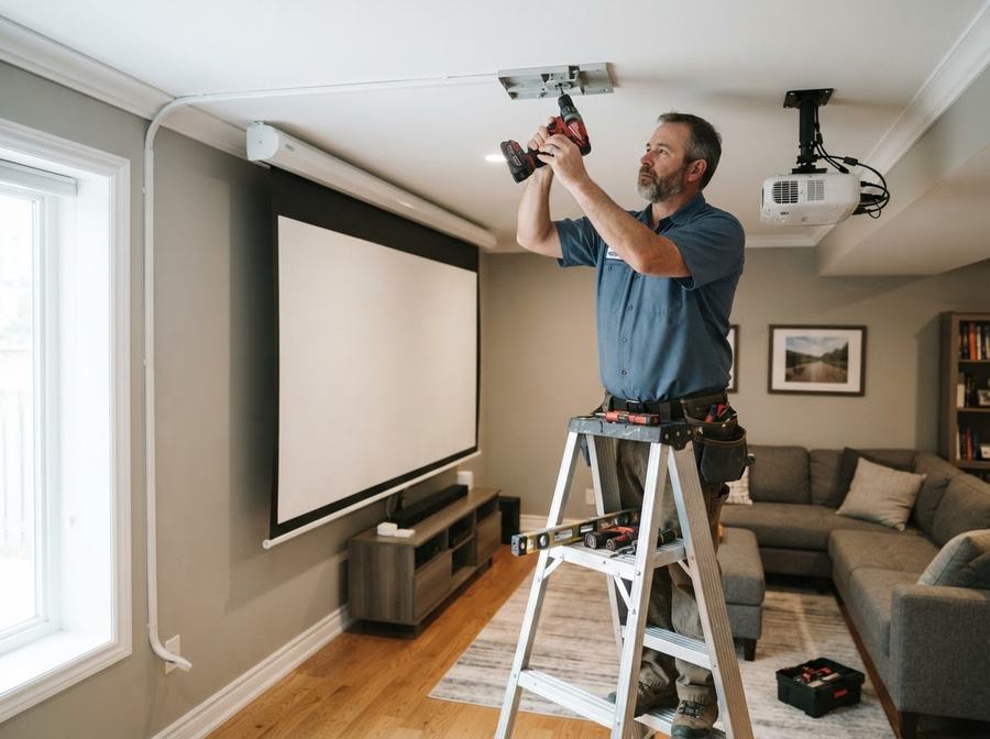Projector & Screen Installation in Ontario