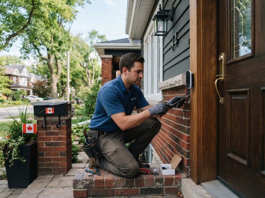 Video Doorbell Installation in Markham, Ontario
