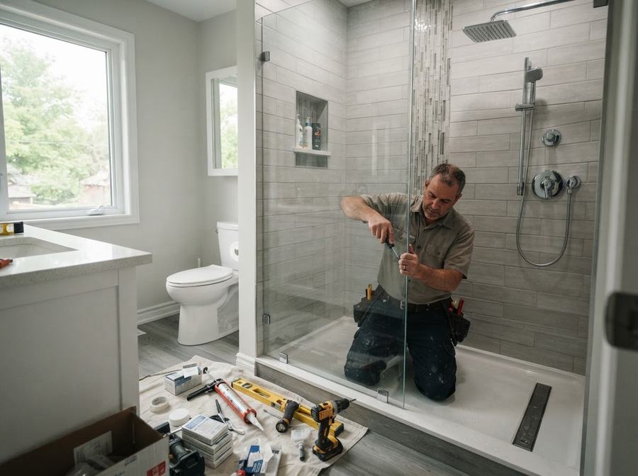 Walk-In Shower Installation in Markham, Ontario