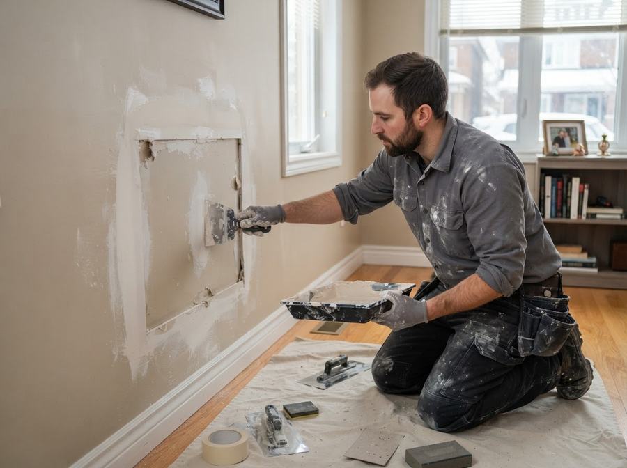 Water-Damage Drywall Repair in Markham, Ontario