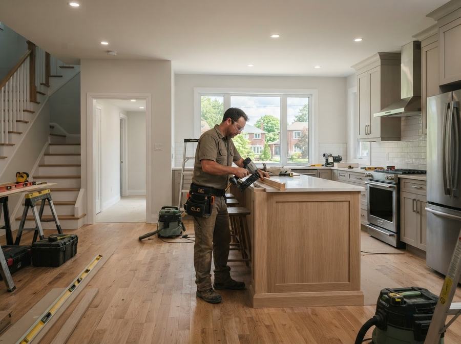 Whole Home Renovation in Markham, Ontario