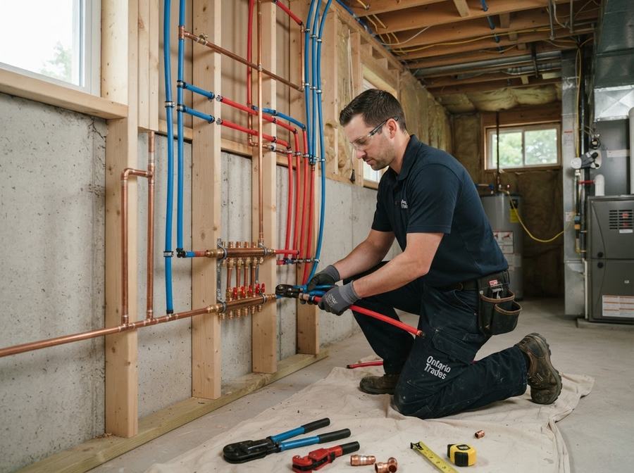 Whole-Home Repipe (PEX / Copper) in Ontario