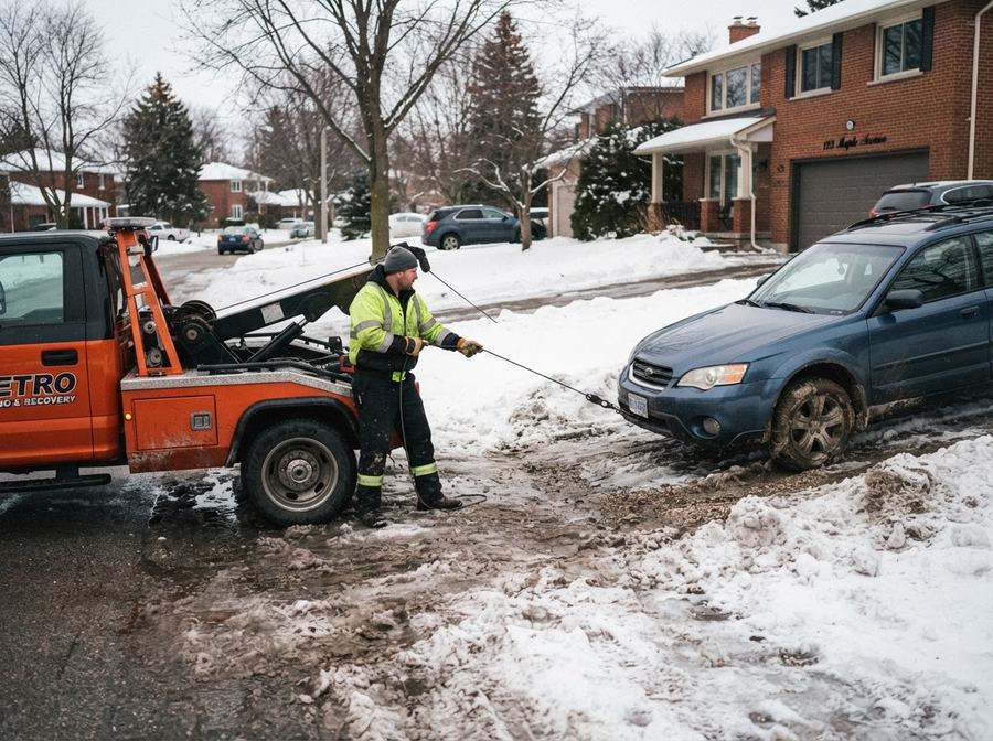 Winch-Out & Recovery Service in Ontario
