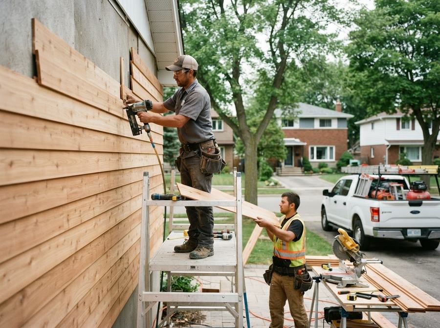 Wood Siding Installation in Ontario