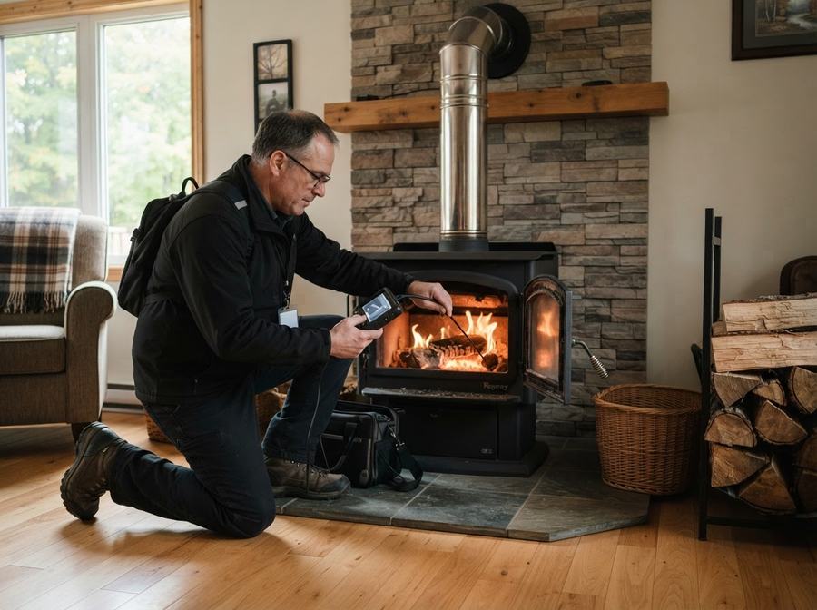 Wood Stove Inspection (WETT) in Ontario