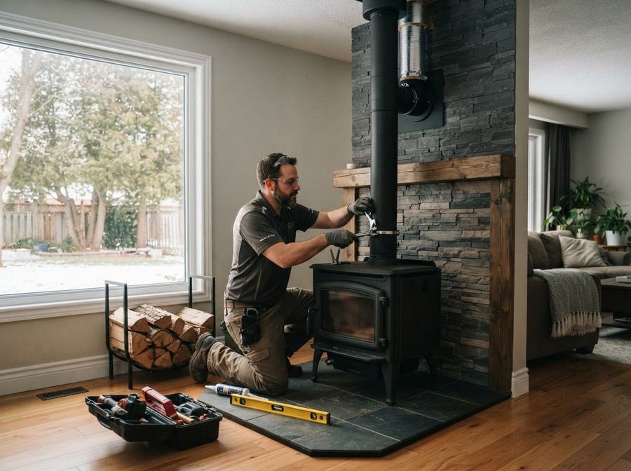 Wood Stove Installation in Ontario
